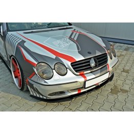 Накладка сплиттер на передний бампер на Mercedes CL C215